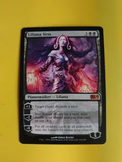 Liliana Vess. M10 Mythic Planeswalker Magic the Gathering Card. Rare - Image 1