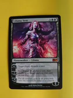 Liliana Vess. M10 Mythic Planeswalker Magic the Gathering Card. Rare - Image 2