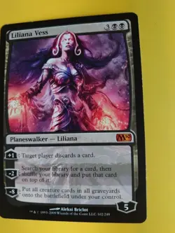 Liliana Vess. M10 Mythic Planeswalker Magic the Gathering Card. Rare - Image 3