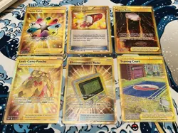 Pokemon TCG Gold Hyper Rare Full Art Lot of 6 Cards - Image 1