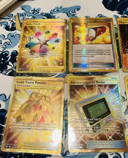 Pokemon TCG Gold Hyper Rare Full Art Lot of 6 Cards - Image 2
