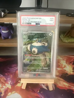 2023 Pokemon SVP EN Snorlax 151 Elite Trainer Box #51 Black Star Promo - PSA 9 - Image 1
