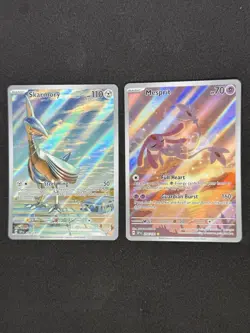 Pokemon TCG Illustration Rare Lot of 2 Cards Skarmory And Mesprit NM - Image 1