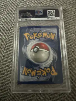 1999 PSA 10 Pokemon First Edition Fossil Geodude 47/62 - Image 2