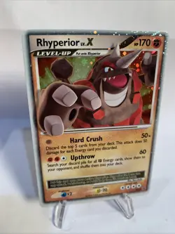 Rhyperior LV.X DP29 Diamond & Pearl Black Star Promo Holo Pokemon TCG 2008 - Image 1