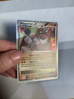 Rhyperior LV.X DP29 Diamond & Pearl Black Star Promo Holo Pokemon TCG 2008 - Image 2