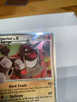 Rhyperior LV.X DP29 Diamond & Pearl Black Star Promo Holo Pokemon TCG 2008 - Image 5