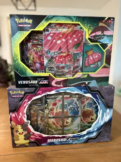 Pokemon Venusaur Vmax Battle Box & Morpeko V-union Special Collection NEW SEALED - Image 1