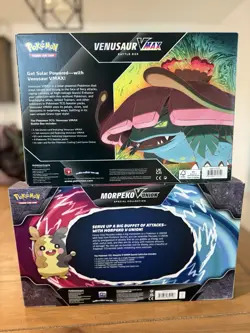 Pokemon Venusaur Vmax Battle Box & Morpeko V-union Special Collection NEW SEALED - Image 2