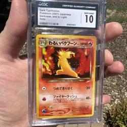Dark Typhlosion 2001 Pokemon Japanese Neo 4 Holo #157 Graded 10 CGC Low Pop 🔥 - Image 1