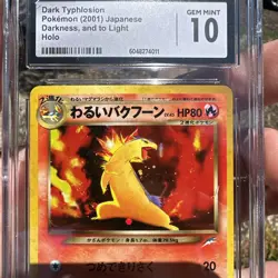 Dark Typhlosion 2001 Pokemon Japanese Neo 4 Holo #157 Graded 10 CGC Low Pop 🔥 - Image 3