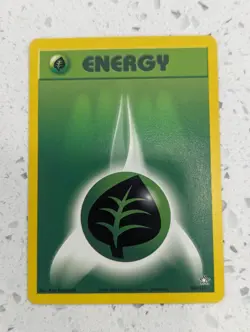 Pokemon TCG Grass Energy 108/111 - Neo Genesis Pokemon Card LP+ - Image 1