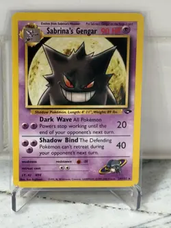 2000 Pokemon Gym Challenge Sabrina's Gengar 29/132 NM - Image 1