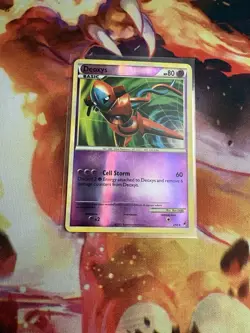 2011 DEOXYS 2/95 - RARE- REVERSE HOLO- CALL OF LEGENDS POKEMON CARD- NM/MINT - Image 1