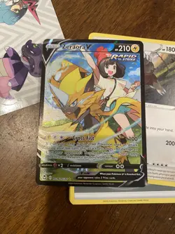 Zeraora V - TG16/TG30 - Ultra Rare - Silver Tempest Trainer Gallery Pokemon S - Image 3