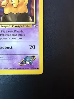 1st Edition Sabrina's Drowzee - Gym Heroes - #92/132 - Vintage Pokemon Card 2000 - Image 4