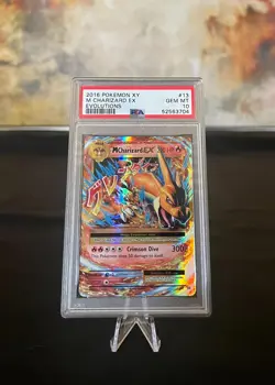 2016 Pokemon TCG - XY Evolutions Mega M Charizard EX #13 PSA 10 - Image 1