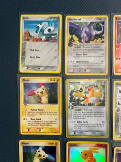 Rare, Reverse Holo Pokemon Card Lot HP/DMG Promo Pikachu 035, Aerodactyl 1/92 - Image 2