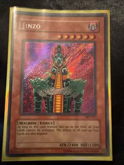 Yu-Gi-Oh Card TCG Jinzo BPT-011 Secret Rare Holo Unlimited Edition HP/DMG - Image 1