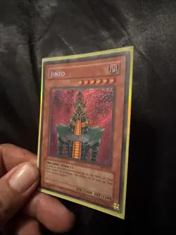 Yu-Gi-Oh Card TCG Jinzo BPT-011 Secret Rare Holo Unlimited Edition HP/DMG - Image 2