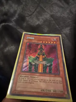 Yu-Gi-Oh Card TCG Jinzo BPT-011 Secret Rare Holo Unlimited Edition HP/DMG - Image 3