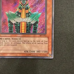 Yu-Gi-Oh Card TCG Jinzo BPT-011 Secret Rare Holo Unlimited Edition HP/DMG - Image 3