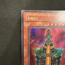 Yu-Gi-Oh Card TCG Jinzo BPT-011 Secret Rare Holo Unlimited Edition HP/DMG - Image 4