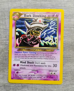 Pokemon RARE Vtg NEO DESTINY 8 Card Lot 1999 WOTC DK Slowking DK Aroados NM - Image 5