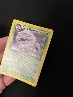 Dark Weezing 14/82 PL Holo Rare Pokemon Card Vintage 1999 WOTC Team Rocket Set 3 - Image 4
