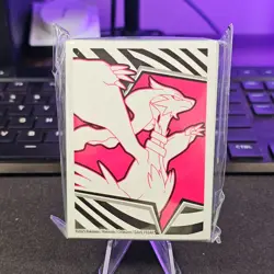 Pokemon TCG White Flare Elite Trainer Box Reshiram ETB Card Sleeves - 65 Ct - Image 1