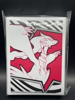Pokemon TCG White Flare Elite Trainer Box Reshiram ETB Card Sleeves - 65 Ct - Image 1