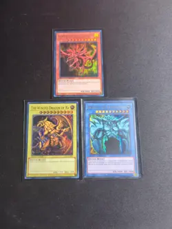 YUGIOH Egyptian God Cards + blue eyes/ dark magician/ red eyes choice bulk lot - Image 1