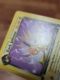 1st Edition Dark Jolteon MP! Vintage 38/82 Team Rocket Pokemon Card - Image 2