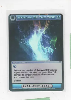Chaotic Mugic card Super Rare Strain of the Tide - Image 1