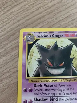 Sabrina's Gengar 29/132 Gym Challenge Vintage Rare Pokemon Card - Image 3