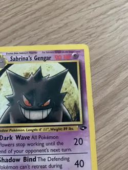 Sabrina's Gengar 29/132 Gym Challenge Vintage Rare Pokemon Card - Image 4