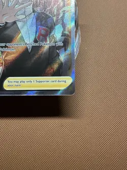 Pokemon TCG Boss's Orders Rebel Clash Holo Card 189/192 Full Art Ultra Rare - Image 4