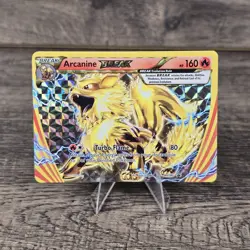 Pokemon Card Arcanine BREAK XY180 Break Holo XY Black Star Promo Light Play - Image 1