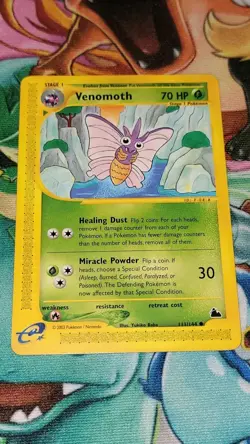 Venomoth 111/144 Skyridge Regular Pokemon Card LP - Image 1