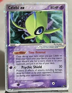 Celebi ex 17/17 Holo NM POP Series 2 Ultra Rare Pokemon Card 2005 WOTC - Image 1