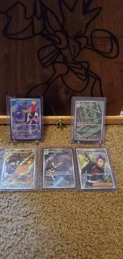 Pokemon cards Glory Of Team Rocket Destined Rivals 5 Card Lot - Image 1