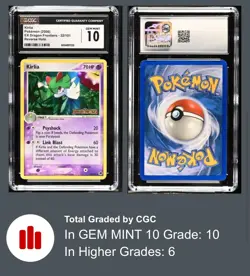 CGC 10 EX Dragon Frontiers Kirlia Reverse Holo 32/101 Pokemon Cards 2006🔥 - Image 4