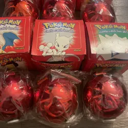 Full Set Of 6x Pokemon 23K Gold Plated Cards Limited Burger King Red - 5 SEALED! - Image 4