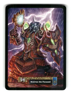 World of Warcraft TCG Fields of Honor Treading Card Kinivus the Focused #3 - Image 2