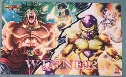 Dragon Ball Super Card Game Galactic Battle Winner Villains Playmat pre owned - Image 1