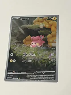Pokemon Pawmi TCG Scarlet & Violet Paldean Fates Holo Illustration Card 226/091 - Image 1