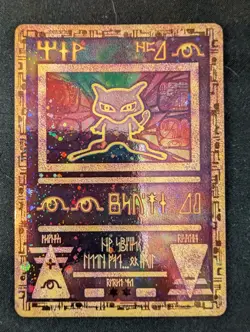 Ancient Mew Movie Promo Double Holo Foil Rare 1999-2000 Pokemon Card WOTC - Image 1