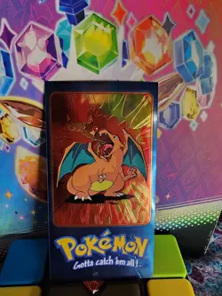 Pokemon Card - Charizard #5 - Topps - Oversized Jumbo - Tin Topper - Image 1