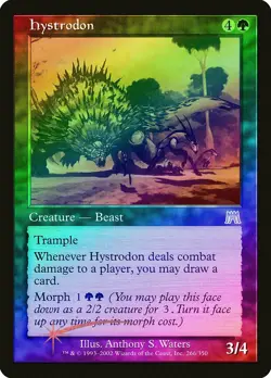 Hystrodon FOIL Onslaught HEAVILY PLD Green Rare MAGIC GATHERING CARD ABUGames - Image 1