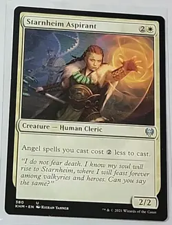 Magic The Gathering Kaldheim KHM Starnheim Aspirant Card 380 - Image 1